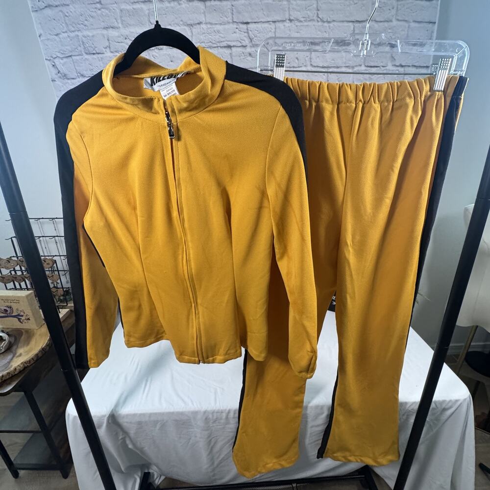 Kill Bill Yellow Black Tracksuit Set Size M Licensed Miramax Halloween Costume
